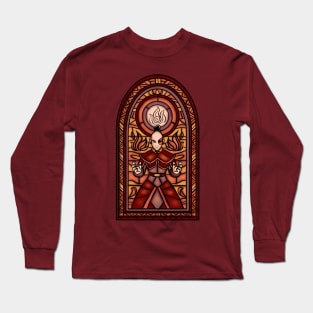 Stained Glass Fire Long Sleeve T-Shirt